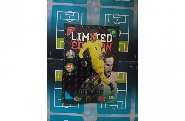 Panini UEFA EURO 2021 kick off Gulcsi Pter XXL Limited krtya