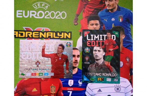 Panini UEFA Euro 2020 Adrenalyn Ronaldo Limited krtya