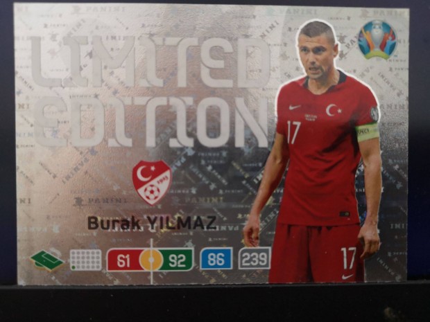 Panini UEFA Euro 2020 Adrenalyn XL - Burak Yilmaz - Limited Edition