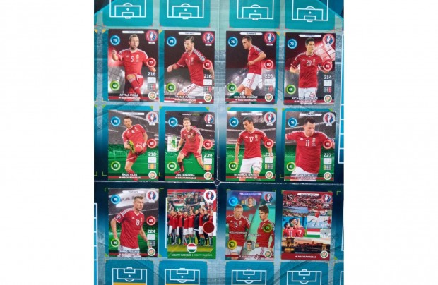 Panini UEFA Euro France 2016 Adrenalyn Magyarorszg sor