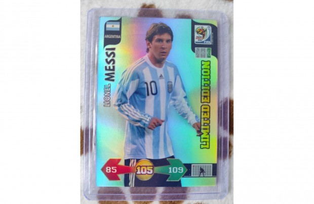 Panini World Cup 2010 South Africa Messi limited