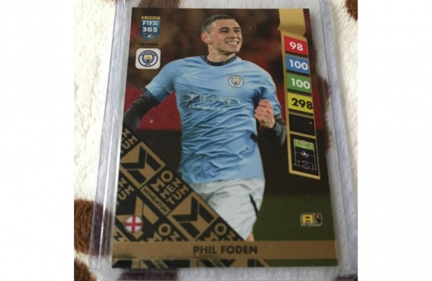 Panini fifa 365 2025 Foden momentum krtya