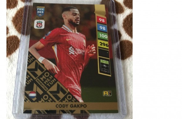 Panini fifa 365 2025 Gakpo momentum krtya