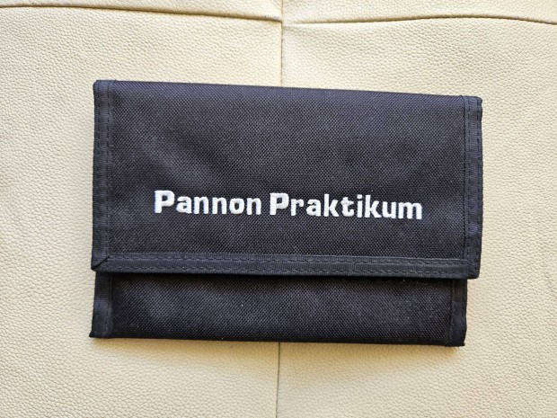 Pannon praktikum eredeti v�szon p�nzt�rca irattart� k�rtya tart� aut�s