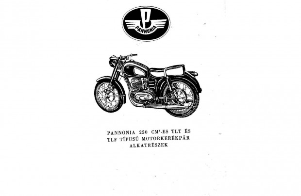 Pannonia 250 TLT és TLF alkatrész katalógus ( Magyar) (18.)