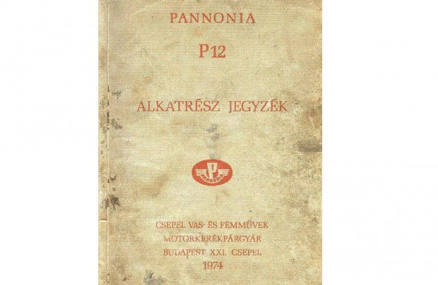 Pannnia P12 alkatrsz katalgus ( Magyar )