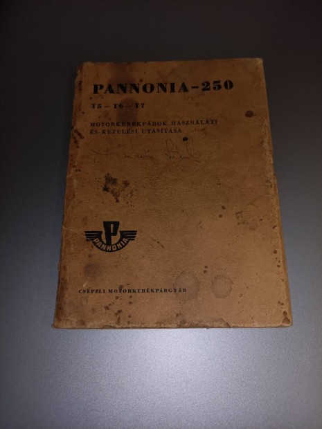 Pannonia T 5 kezelsi knyv