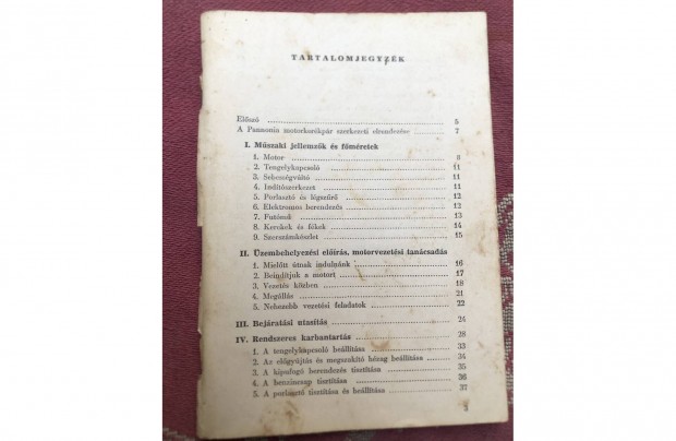 Pannonia motor le�r�s 10000 Ft :Lenti