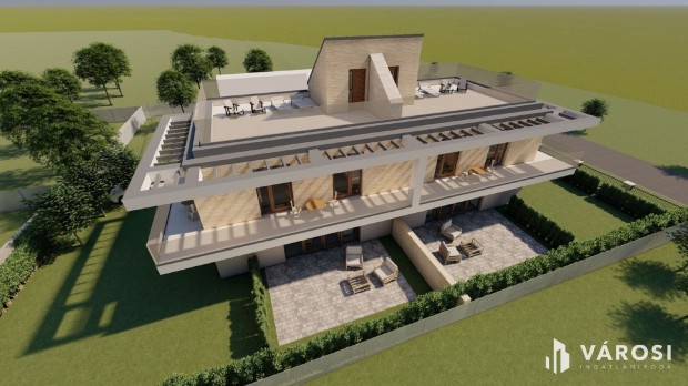 Panorámás luxusingatlan Siófok legszebb lakóparkjában