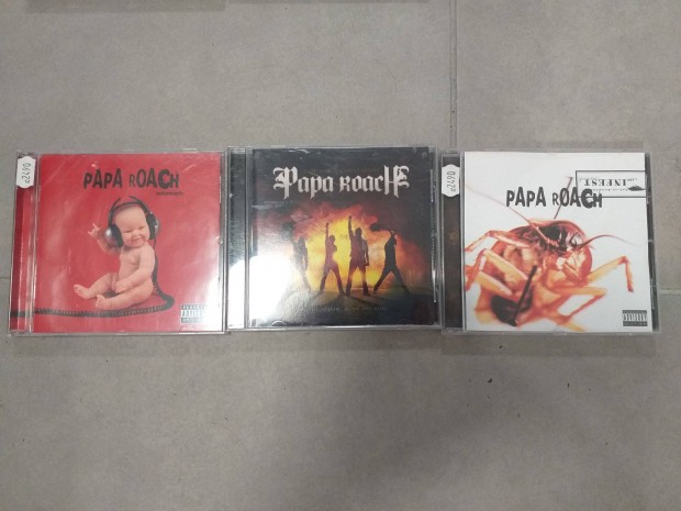 Papa Roach cd-k egyben eladk