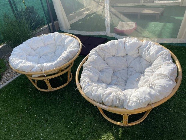 Papasan rattan kerti fotel