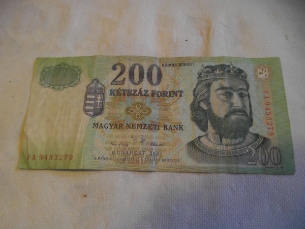 Papr 200 forint 2001. vi kiads