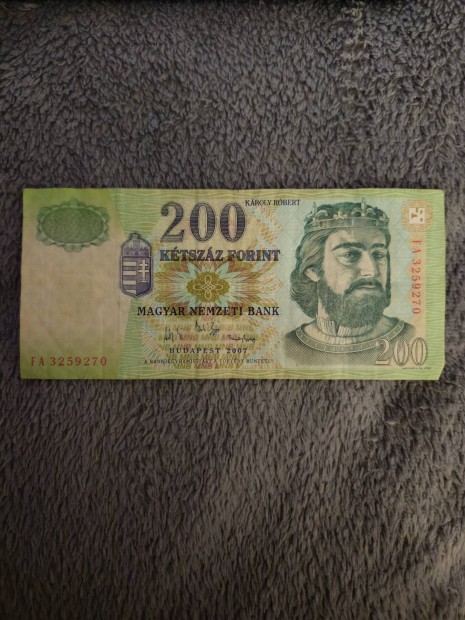 Papr 200 forint 2007 Fa