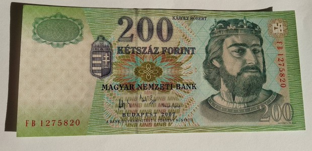 Papr 200 forintos 2007-es