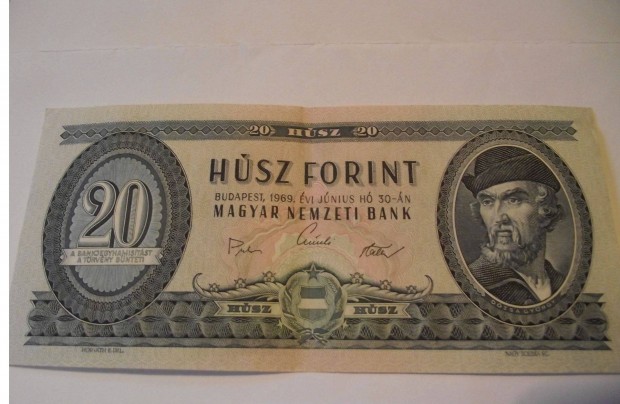 Papr 20 forint C807 1969