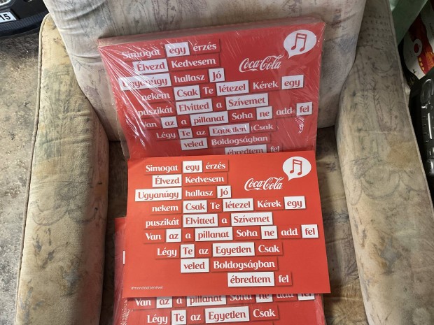 Papr tnyraltt elad 500 db, j! Coca cola feliratos!