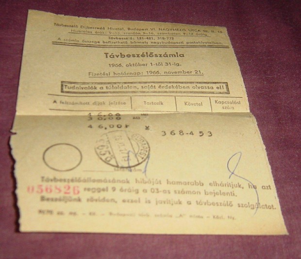 Paprrgisg, - Tvbeszlszmla 1966