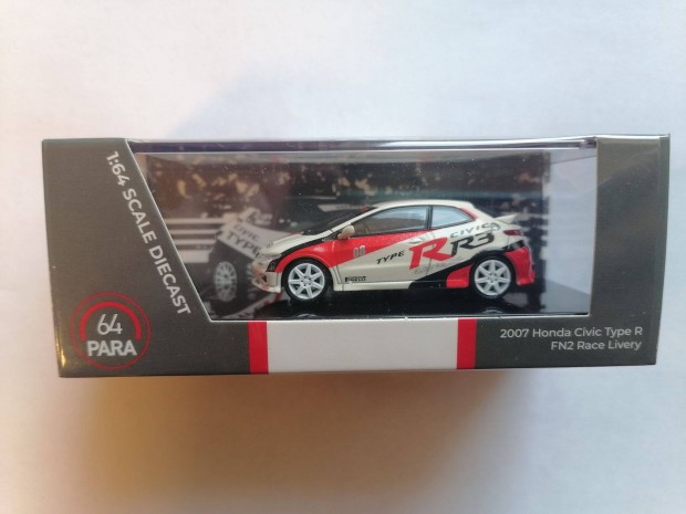 Para64 2007 honda civic type r fn2, white/red race livery