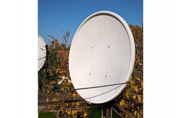 Parabola Tkr 110 cm-es ALU . offset antenna, nagy nyeresg