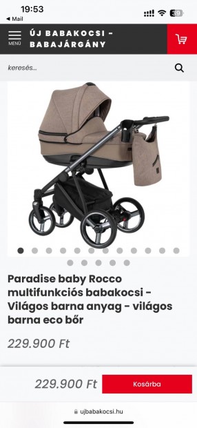 Paradise baby Rocco multifunkcis babakocsi