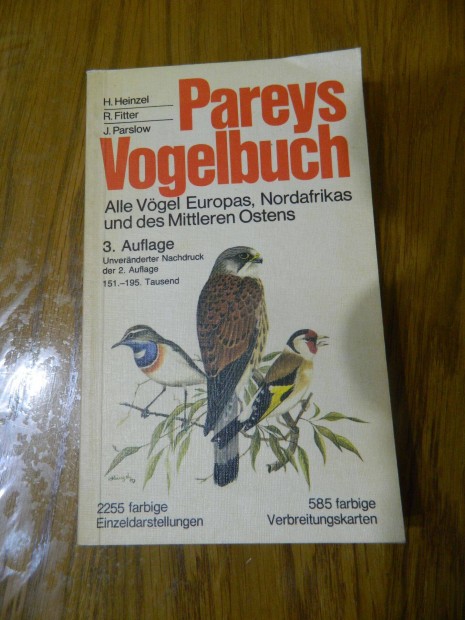 Pareys Vogelbuch madrkatalgus