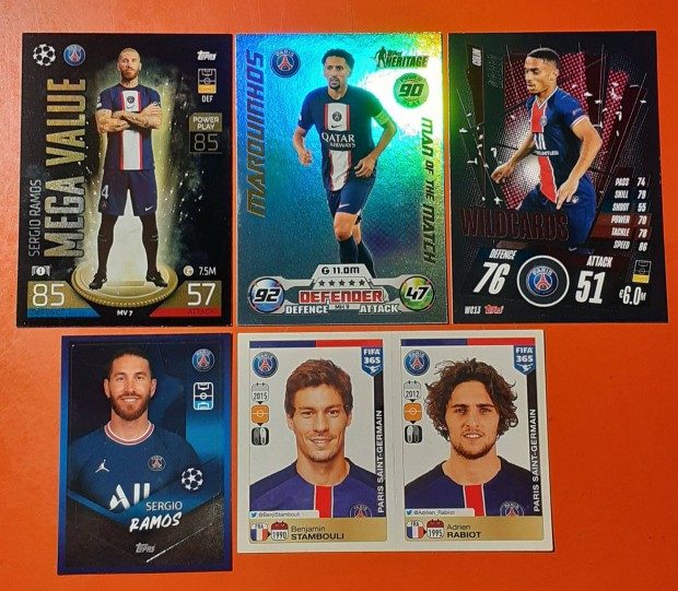 Paris Saint Germain , PSG Topps focis krtyk s matrick