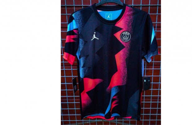 Paris Saint Germain eredeti Nike Jordan piros fekete mez (L)