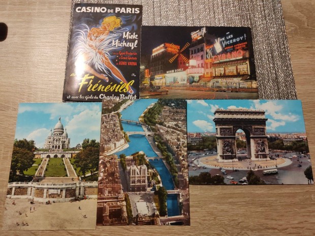 Paris régi képeslap gyűjtemény