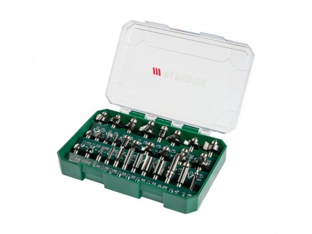 ParkSide PFB 30 A1 kiegészítő 30 darabos maróbit készlet POF 1200 D3