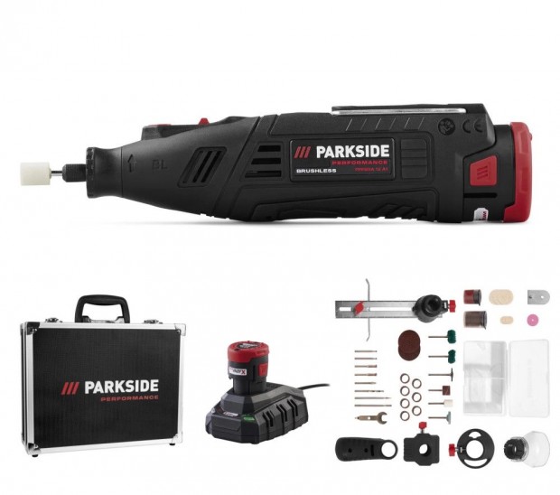 ParkSide Performance PPFBSA 12 A1 12V 2Ah cserlhet Li-ion akkus pan