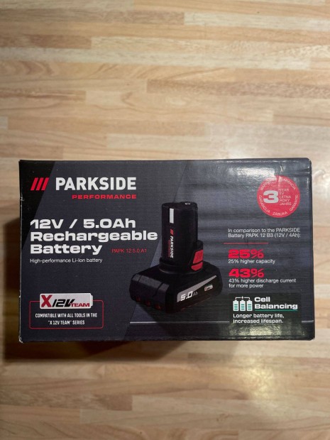 Parkside 12V 5.0 Akksu