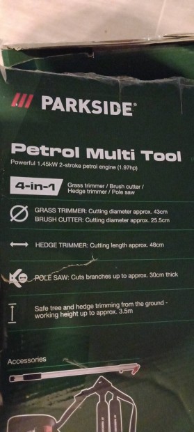 Parkside 4in1 benzines kerti gp elad