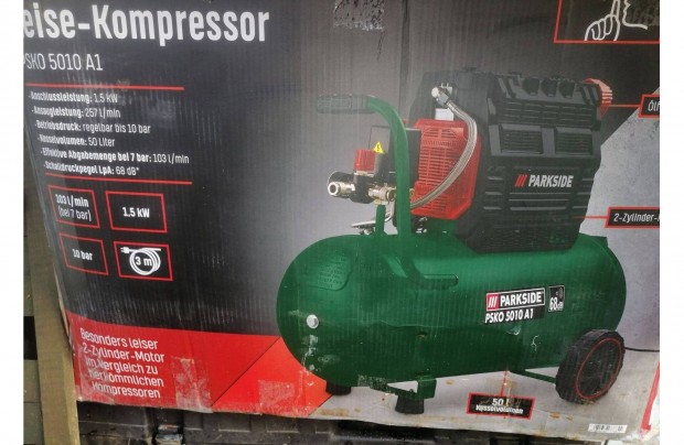 Parkside 50L es kompresszor