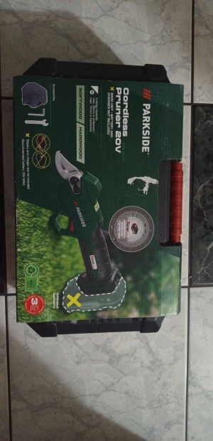 Parkside Akkus 20V kerti gvg oll, metszoll, j 3 hnap gari