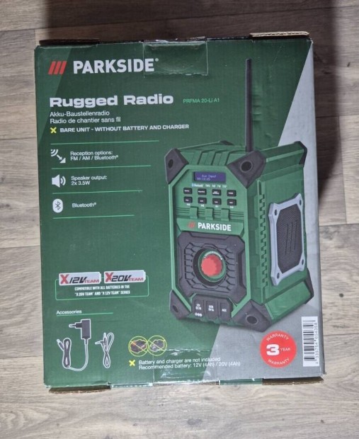 Parkside Bluetooth hangszóró Prfma 20-Li A1