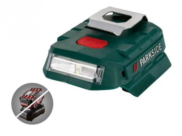 Parkside PAA 20 USB tlt-adater s LED lmpa