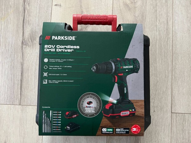 Parkside Pabs 20-Li G8 GR X20V akkumultoros akkus csavarbehajt fr