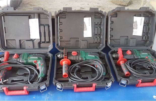 Parkside Pbh 800 A1 Ütvefúró, vésőkalapács (3 darab)