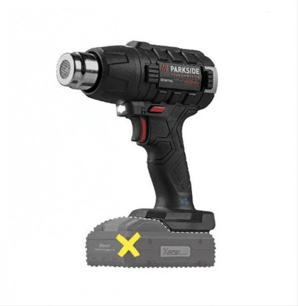 Parkside Performance 20 Volt akkus hőlégfúvó hőlégfújó 5év gari Pphlga