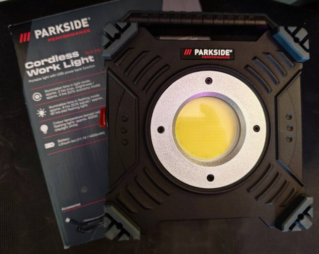 Parkside Performance Pala 4000 A1 COB LED vezetk nlkli reflektor