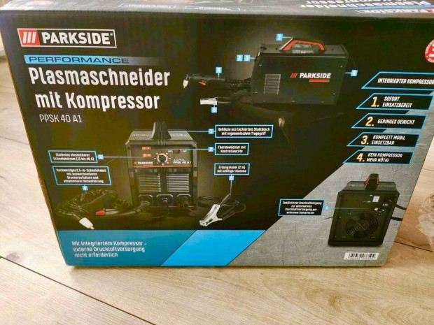 Parkside Performance Ppsk 40 A1 Plazmavg Kompresszorral