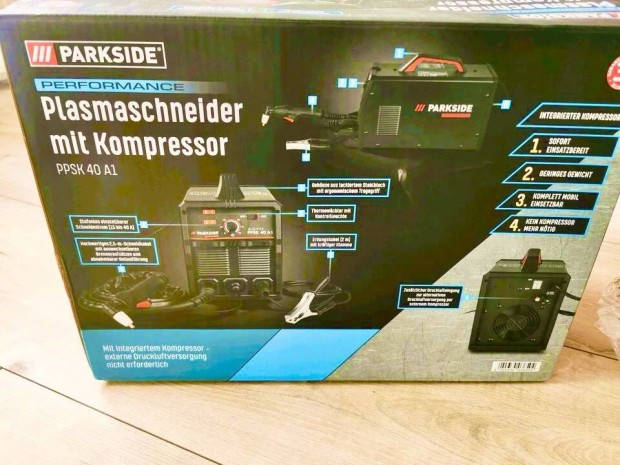 Parkside Performance Ppsk 40 A1 Plazmavg Kompresszorral