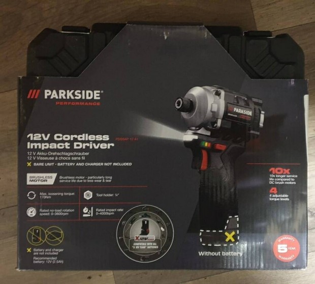 Parkside Performance akkus tvecsavaroz 12V Pdssap 12 A1