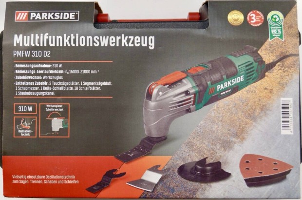 Parkside Pmfw 310 D2 - 310W Multifunkcis Szerszm, Multigp