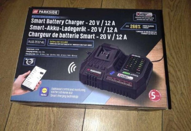 Parkside Smart akkumulátor töltő