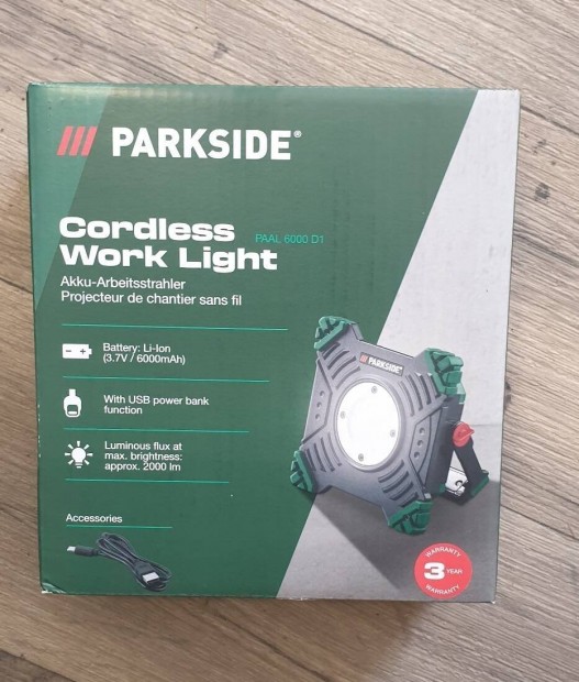 Parkside akkus Reflektor Paal 6000 D1