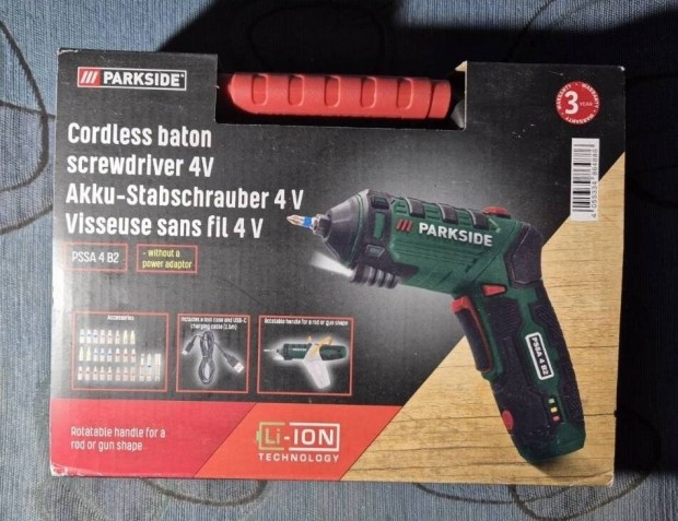 Parkside akkus csavarbehajtó PSSA 4 B2