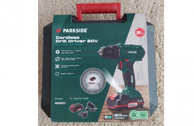 Parkside akkus csavaroz 20V