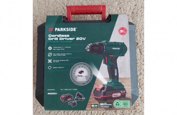 Parkside akkus csavaroz, kofferben