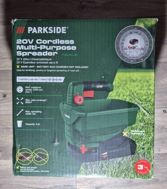 Parkside akkus szórógép Pusa 20-Li B1